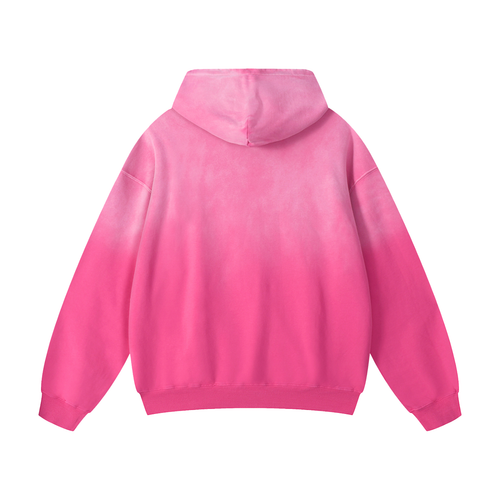 Pink Sunfade Oversized Hoodie
