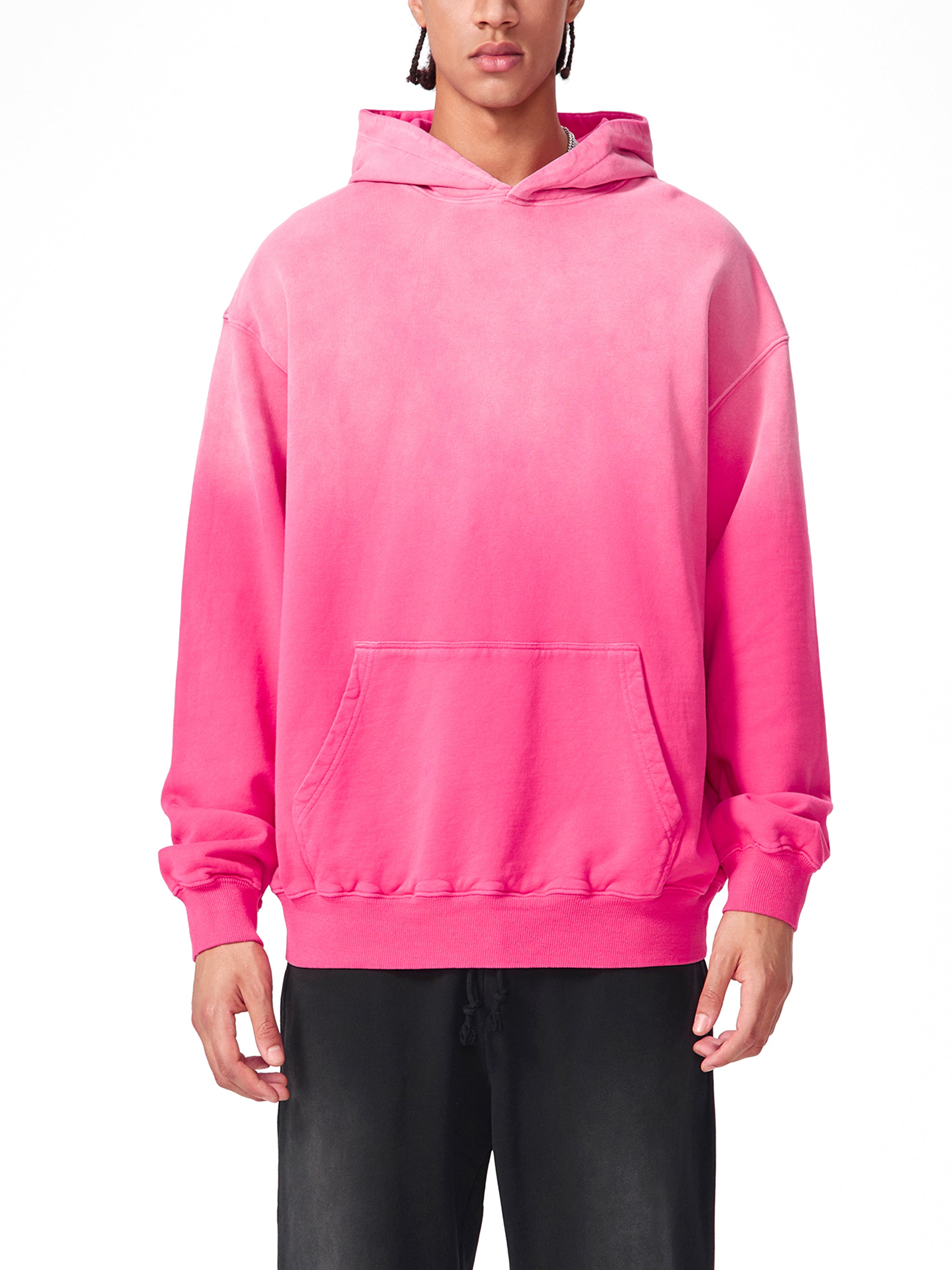 Pink Sunfade Oversized Hoodie